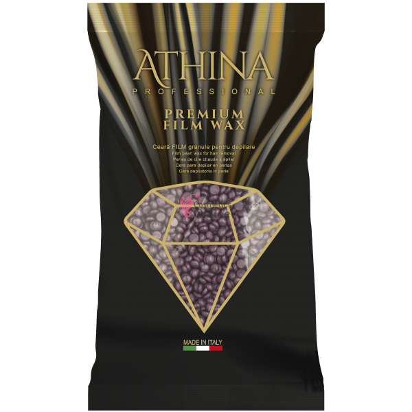 Ceara epilat traditionala elastica film tip granule MOV Turmalina ATHINA PREMIUM 1 kg, art 1691